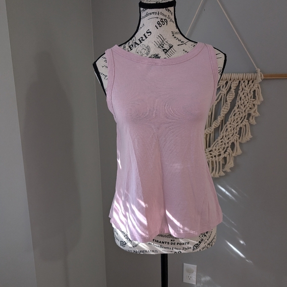 2/$20 Lululemon cotton blend open back top - Picture 3 of 7